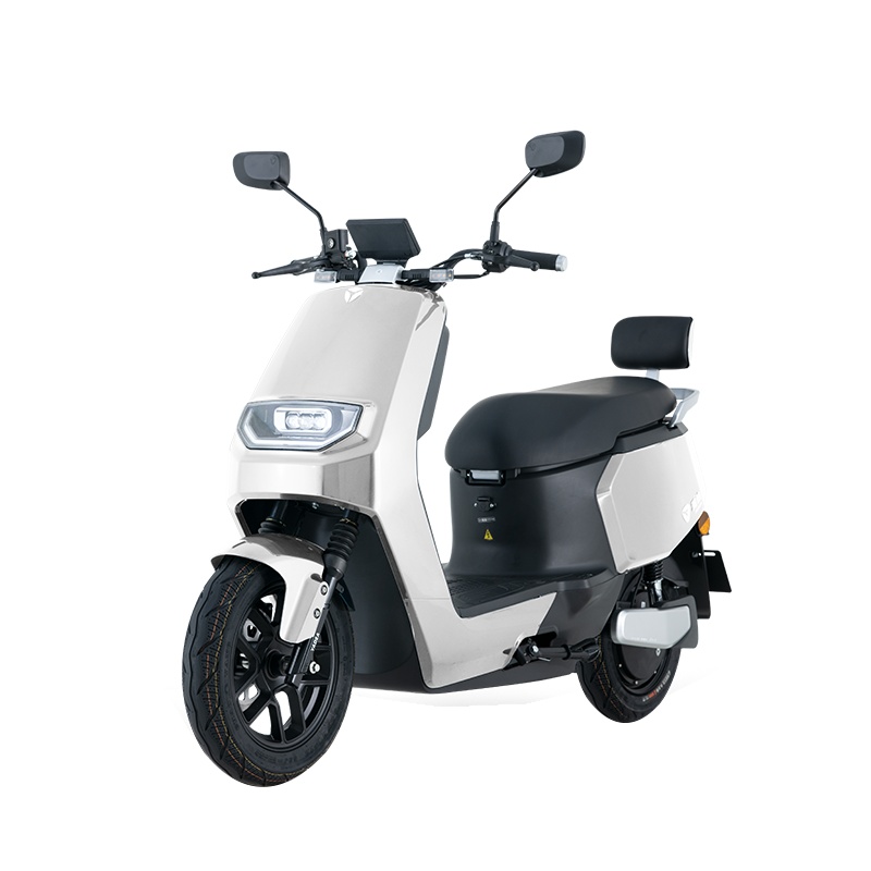 雅迪新款莱昂电动车石墨烯电池豪华电摩时尚代步轻便电瓶车通勤车莱昂 60V35AH石墨烯【灰色】