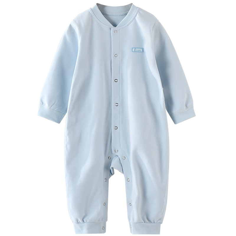 童泰四季新款婴儿衣服5-24月婴幼儿立领闭裆连体衣宝宝纯棉哈衣