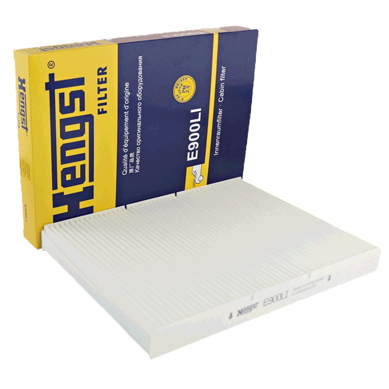 汉格斯特(hengst)单效空调滤E900LI适配高尔夫4/宝来/朗逸/朗行/朗境/奥迪A4