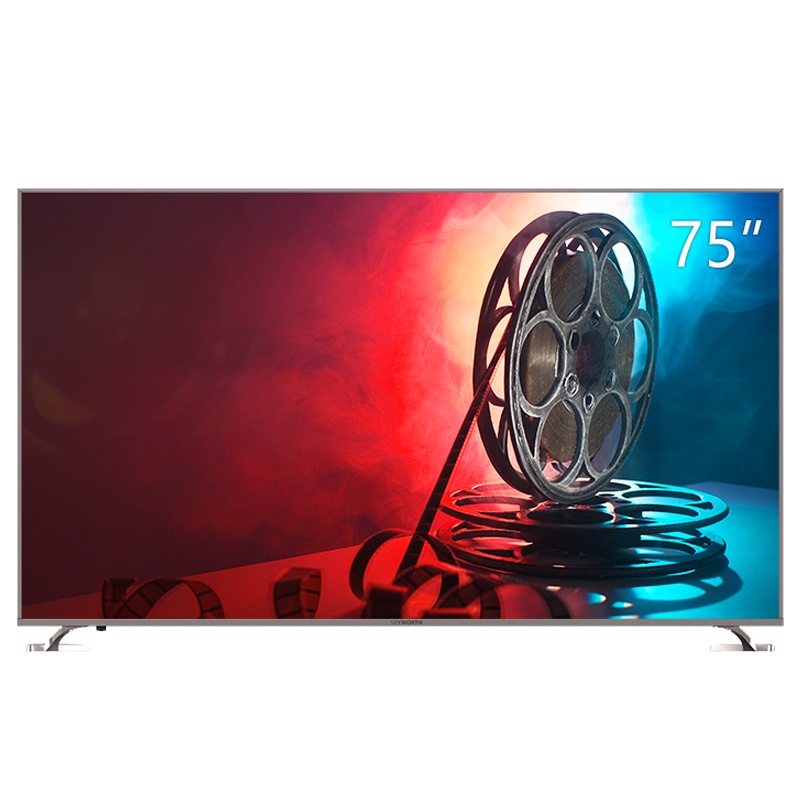 创维(SKYWORTH) 75A7 75英寸4K超高清 光学防蓝光 全金属机身 HDR智能平板液晶电视