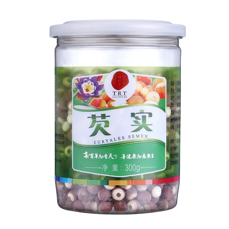 北京同仁堂芡实300g鸡头米芡实茨实仁茨实可自行打粉制芡实糕肇庆