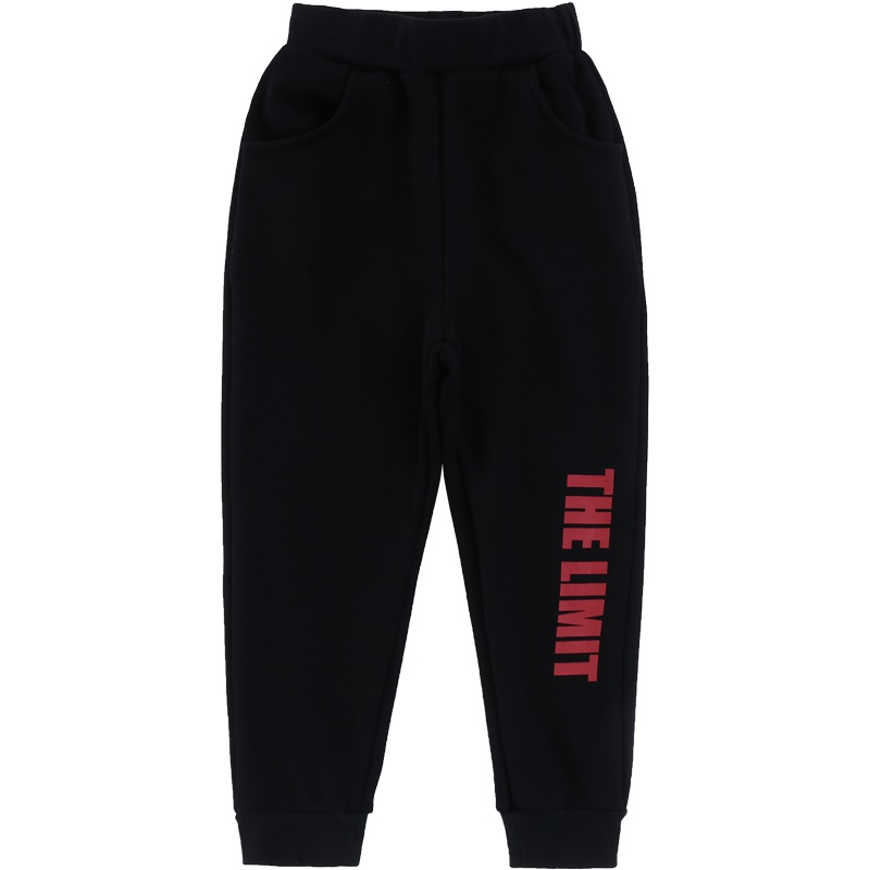 小红豆童装男童裤子加绒加厚儿童运动裤秋冬新款卫裤中大童休闲长裤潮