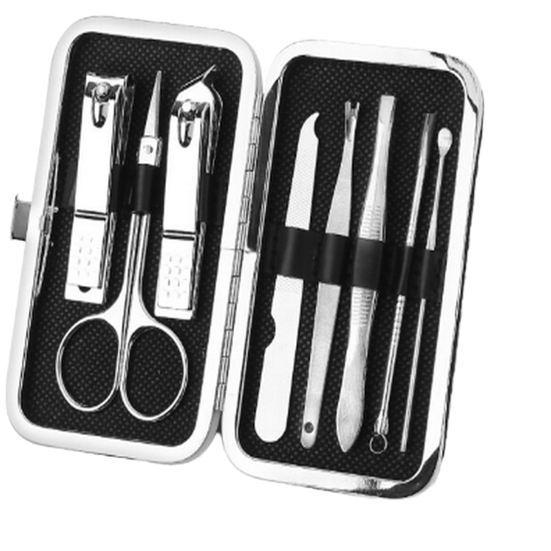 木丁丁 指甲刀套装 家用指甲剪 修甲指甲钳 指甲锉挖耳勺修眉剪去死皮叉粉刺针商业场小礼物