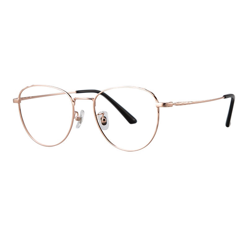 海伦凯勒 大脸个性近视眼镜女可配防蓝光圆脸韩版潮超轻镜架 H23049