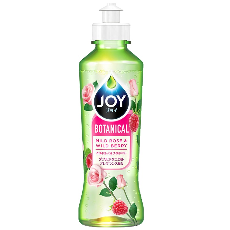 [除菌护手玫瑰]宝洁(Procter&Gamble) 日本原装 Joy超浓缩去油污洗洁精洗涤剂 190ml 瓶装