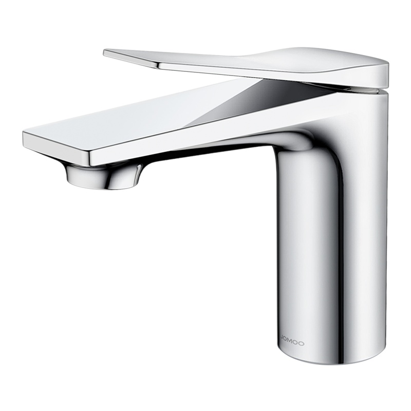 九牧(JOMOO)冷热面盆龙头 精铜单把单孔冷热镀铬浴室柜洗手盆