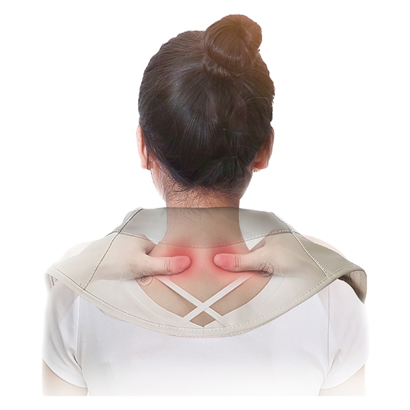 breo/倍轻松颈椎按摩披肩 敲敲乐仿真人捶打肩部颈部按摩器