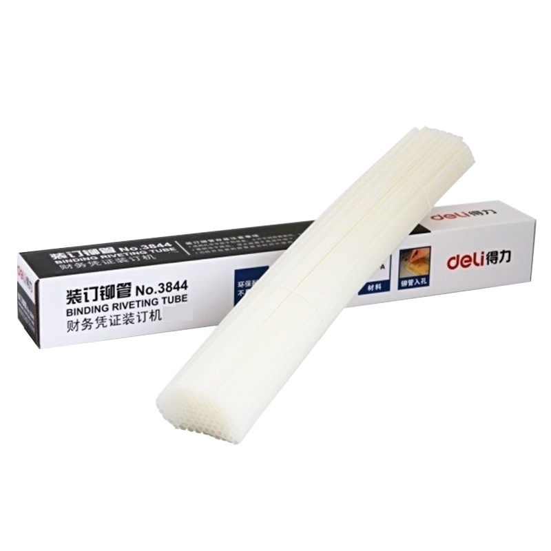 得力 3844装订机专用铆管 Φ5.8×500mm (100根/盒)(单位:件)
