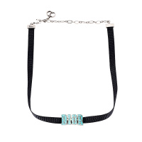 Dior新款项链女款J’Adior系列镀钯金属简约个性马赛克锁骨链项链脖颈链 N0682DVORS 944