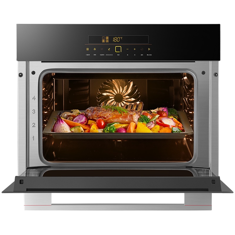 方太(FOTILE) 烤箱43升家用记忆功能烘焙嵌入式多功能触控6大智能菜单KQD43F-E2M