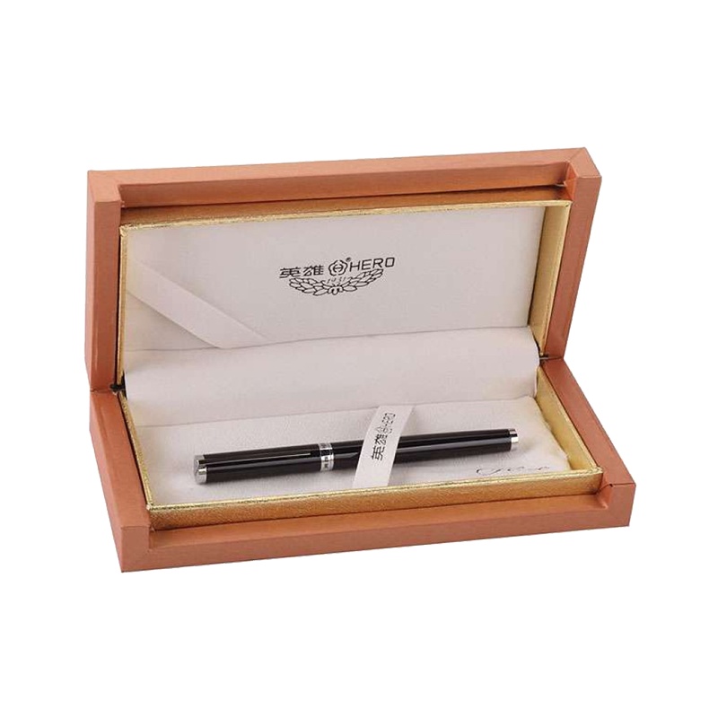 英雄(HERO)钢笔1018 黑丽雅铱金笔(明尖)0.5mm学生练字办公送礼墨水笔