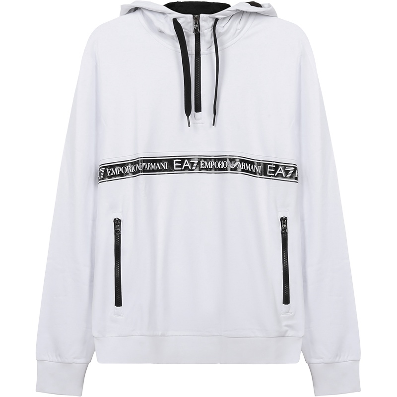 EMPORIO ARMANI EA7 阿玛尼 男士 棉质连帽长袖卫衣运动衫3KPM26 PJ05Z