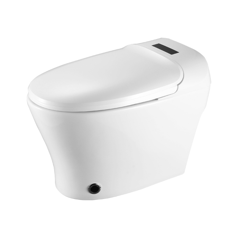 小鸭牌智能马桶一体式全自动冲水翻盖家用多功能即热虹吸式坐便器XYZBY-7511白色305MM