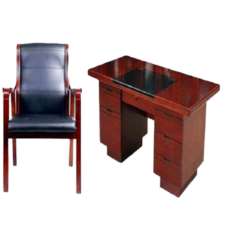 心业1.6米油漆饰面办公桌斜扶手皮面会议椅XY-QZXPY16办公桌椅套装. 此产品单件不出售批量请联系客服