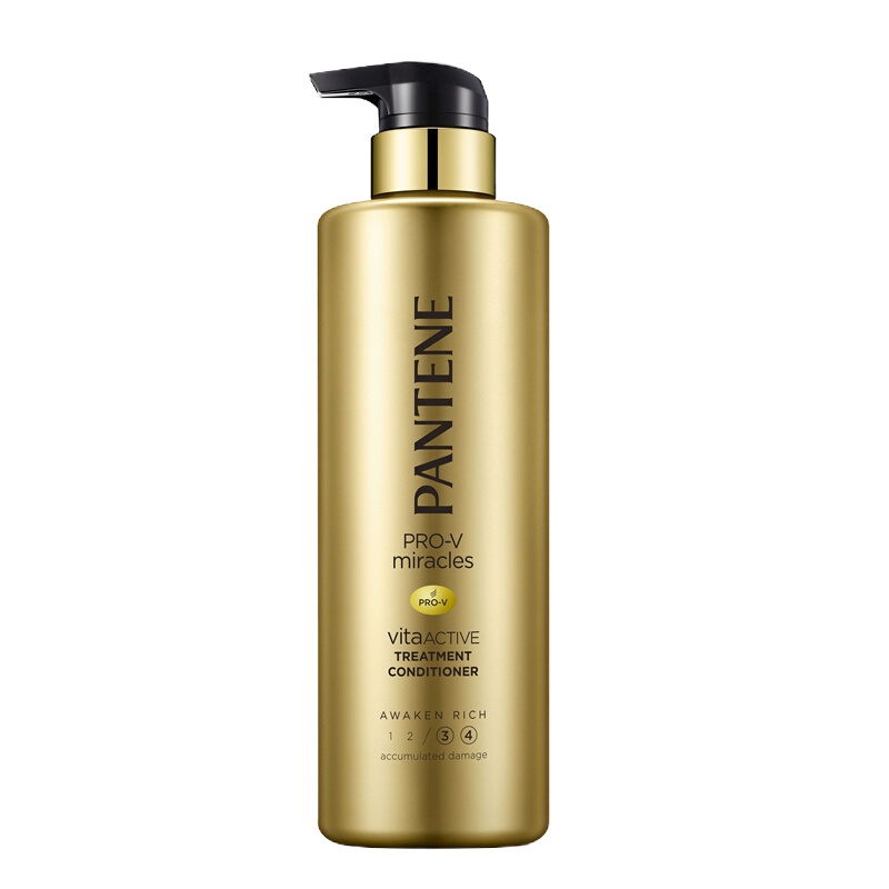 潘婷白金双管家族奢焕盈润护发素530ml 强韧 亮泽