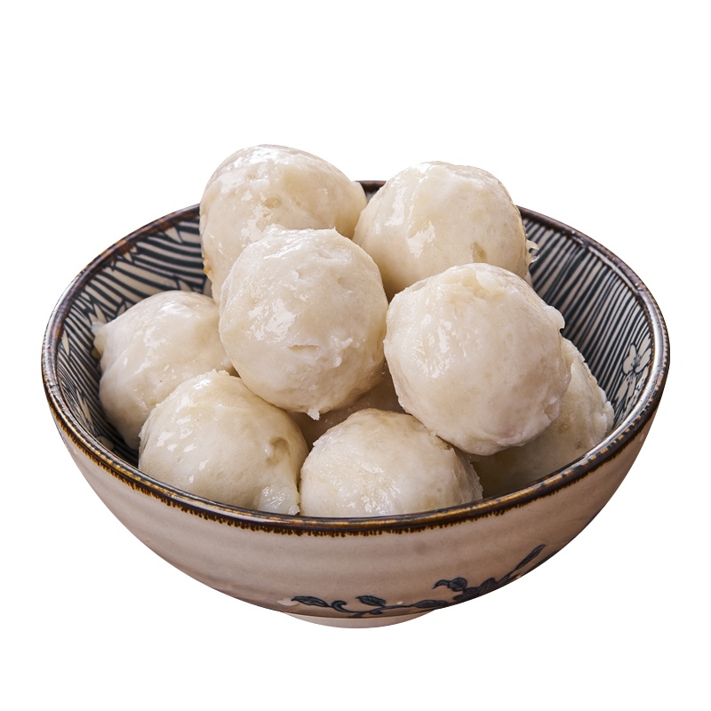 [满100减60发2斤]千渔旺手工墨鱼丸500g新鲜手打火锅肉类丸海鲜鱼丸火锅食材烧烤鱼丸关东煮麻辣烫火锅丸子速冻丸子