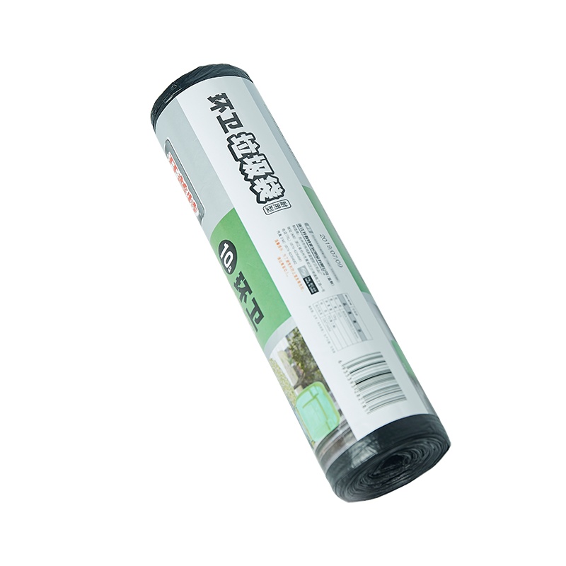 开普特 工业大垃圾袋大号加厚黑色酒店物业环卫超大垃圾袋*2卷 8218