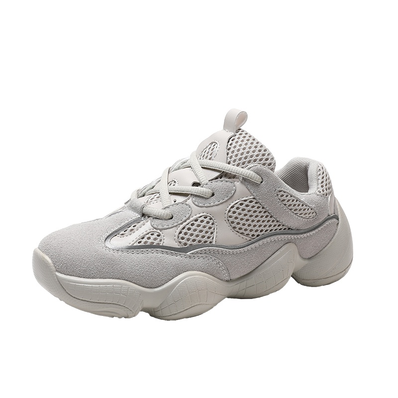 卡帝乐鳄鱼CARTELO春夏款 男款运动休闲鞋情侣鞋 厚底老爹鞋小白鞋 卡其色（女款） 35码