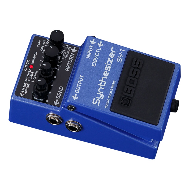 罗兰 boss SY-1 Synthesizer 电吉他贝司贝斯模拟合成器单块效果器