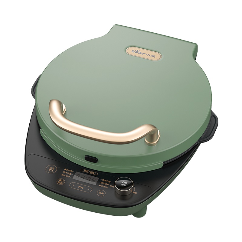 小熊电饼铛烙饼锅家用早餐机煎饼铛煎烤机三明治机可拆洗上下盘双面加热加深烤盘电煎锅DBC-C15V8