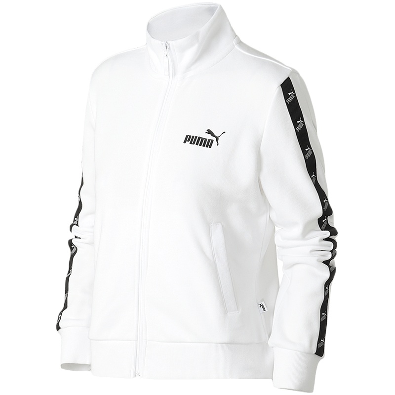 PUMA彪马女装运动服休闲针织立领外套586598