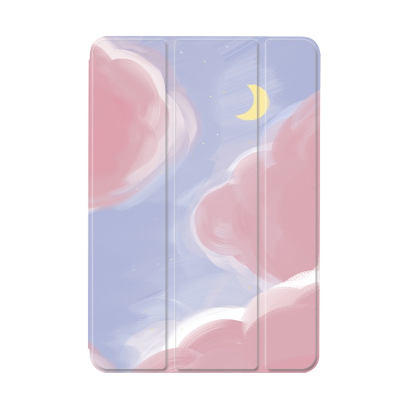 魅爱琳 华为MatePad Pro10.8英寸保护套卡通彩绘笔槽皮套10.4平板外壳防摔软套休眠翻盖支架三折日韩时尚男女