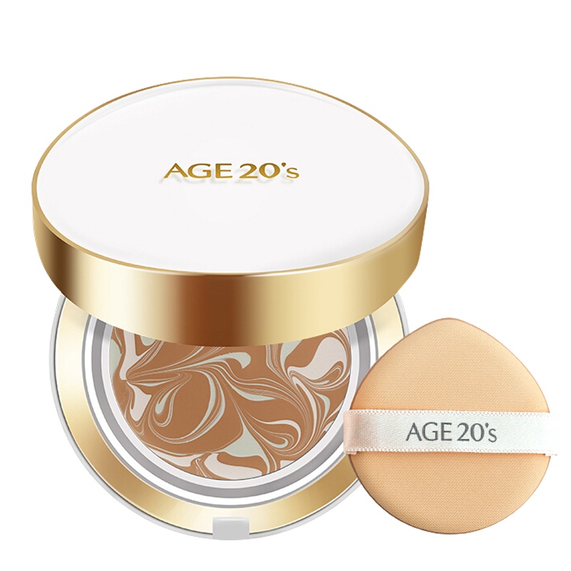 AEKYUNG KeraSys爱敬气垫 精华粉底霜/粉底/遮瑕 水光气垫BB霜12.5g/只 白盒21#