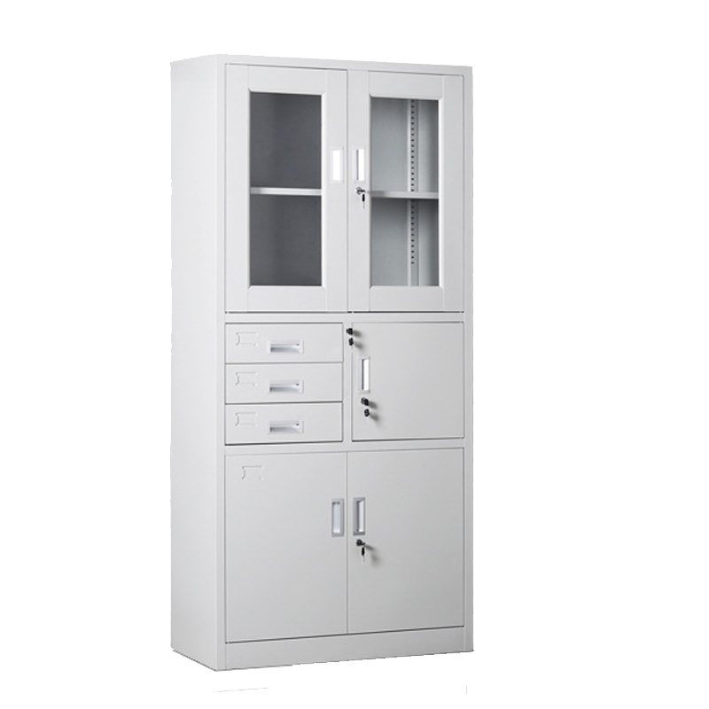 鸿业盛大(HONG YE SHENG DA)环保喷塑偏三斗内保办公柜款(850L*390W*1800H)