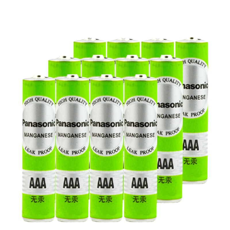 松下绿7号AAA碳性电池 7号12节