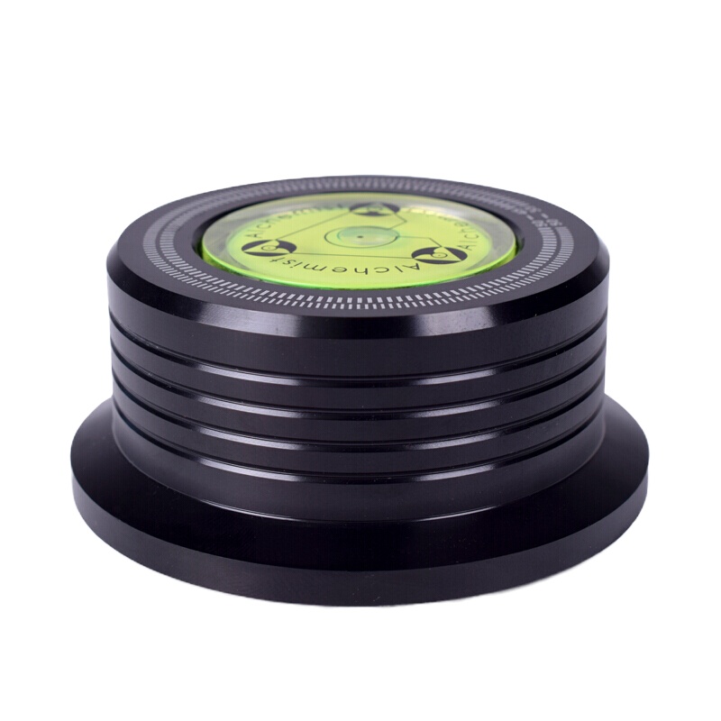 全铝LP黑胶唱片镇LP唱机压镇垫 水平仪 水平尺 测速卡 刻度线