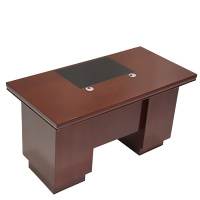 暖图家具 1.4*0.7米油漆办公桌贴木皮电脑桌职员桌职员桌写字台NT-013BGZ型