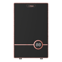 奥特朗家用速热储水电热水器双胆超薄3000W大功率节能卫生间淋浴洗澡防电墙安全扁桶热水器 DSHF5030-AB51