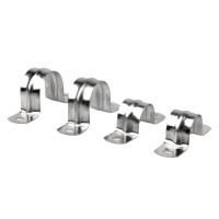 304不锈钢骑马卡 铁皮管卡电线电缆卡 排烟管固定 油烟机固定卡子M20 (100个装)