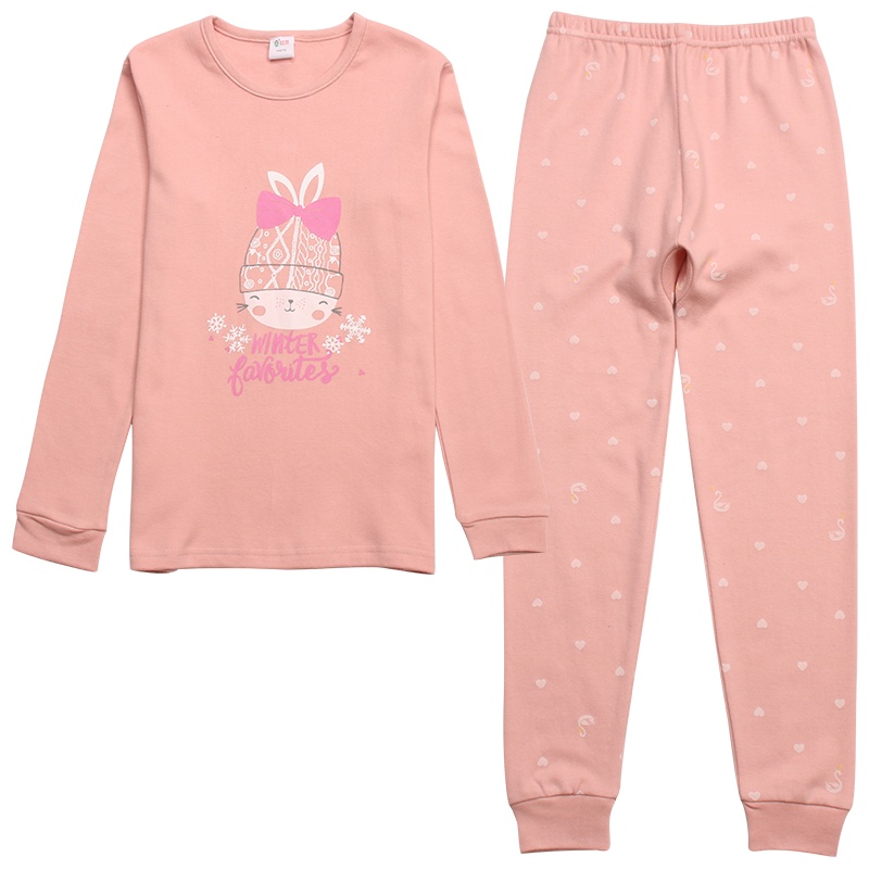 红豆（HODO）女童内衣套装100%棉舒适透气儿童内衣系列儿童宝宝女童内衣套装