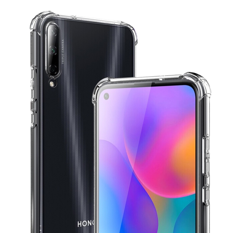 ESCASE 荣耀Play3手机壳保护套TPU全包气囊防摔壳男女通用（有吊绳孔）ES-iP9系列 升级版透白