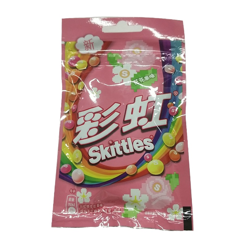彩虹糖缤纷充气糖果花花果味40g