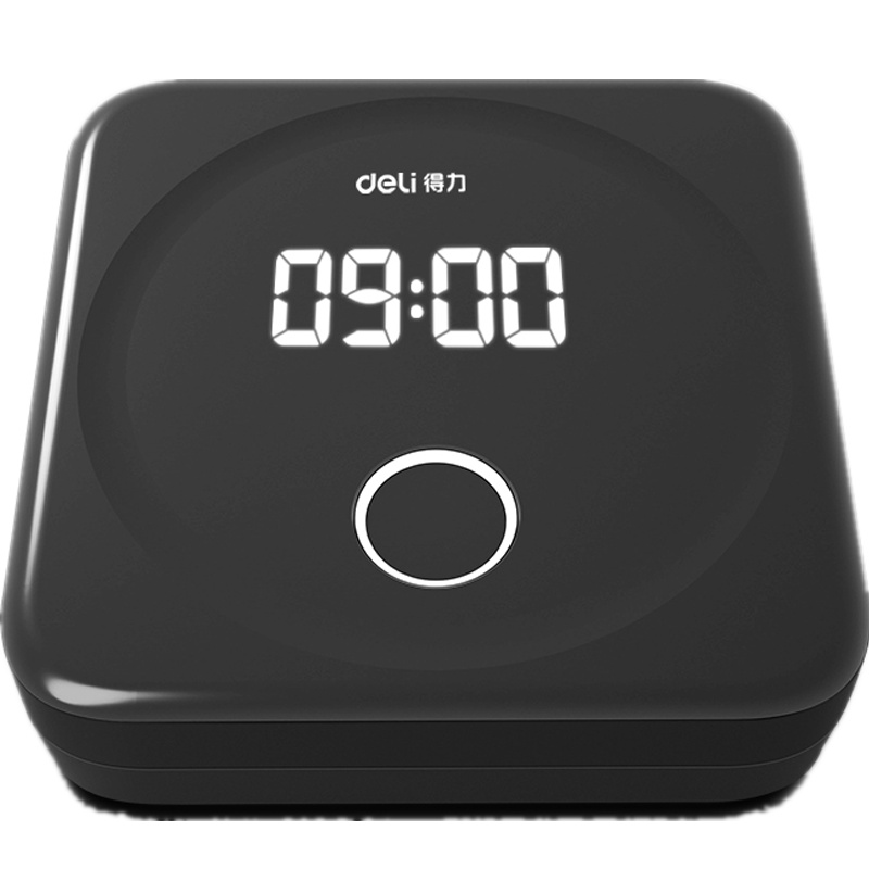 得力(deli) 3747指纹考勤机1000指纹 局域网指纹打卡机TCP/IP联网签到机 大容量存储 反应速度快 银黑色