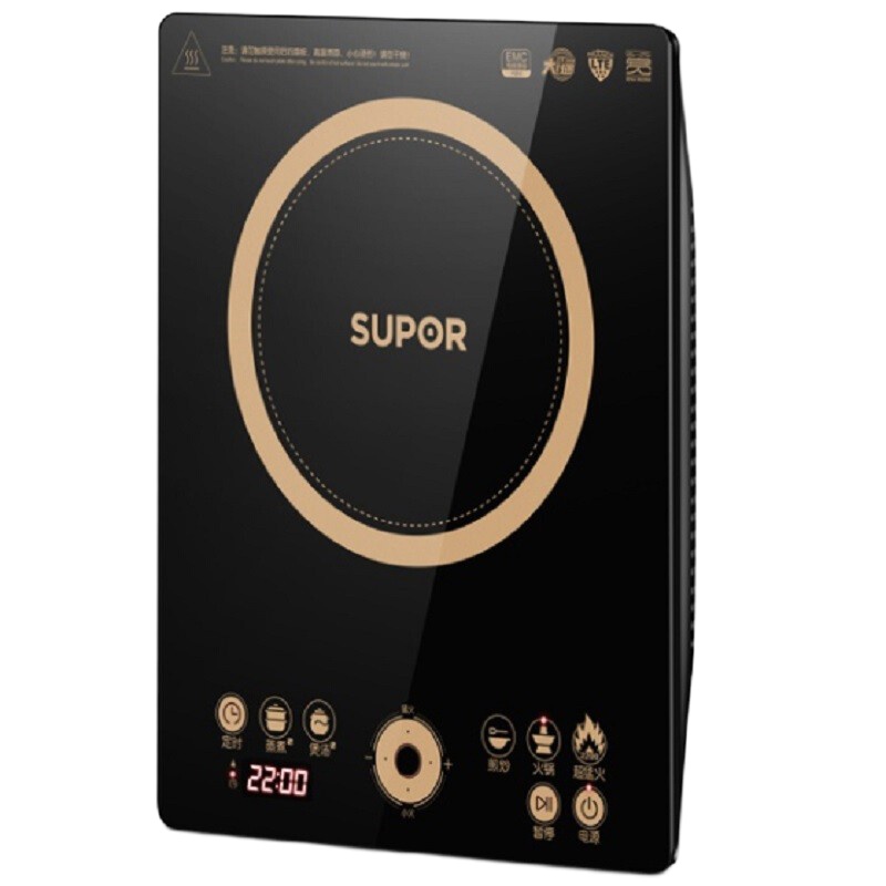 苏泊尔(SUPOR) IH08K-220 电磁炉大火力超薄微晶面板触摸屏 多档调节 电磁灶
