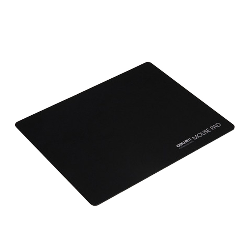得力 3692 黑色加厚鼠标垫布垫 橡胶材质 定位准确防滑商务鼠标垫 250*200mm 一个