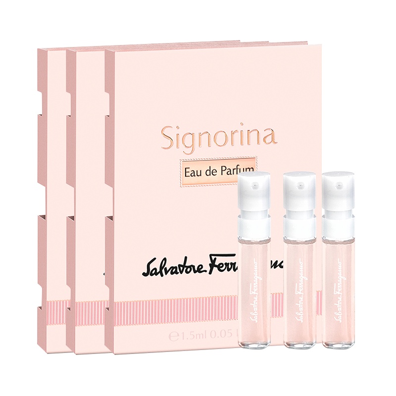 菲拉格慕伊人女士香氛试管小样试用装1.5ml 3支装