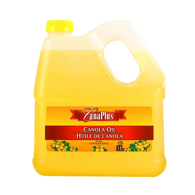 CANAPLUS加拿大原装进口 芥花籽油3L 低温压榨 高烟点 食用油