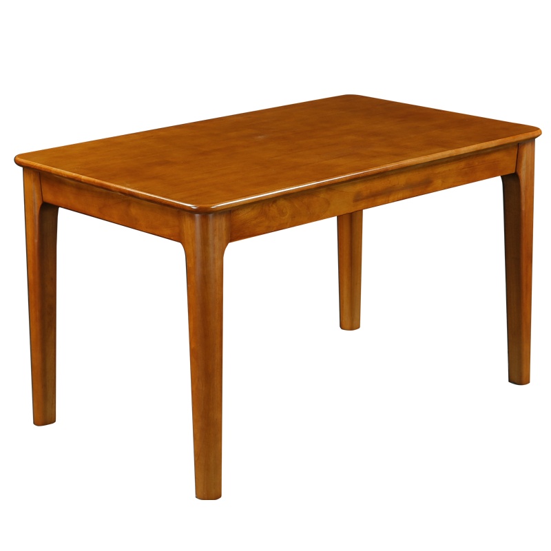 HiBoss餐厅家具田园风格实木桌餐桌饭桌