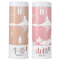 义和祥 牛蒡160g +义和祥 无籽山楂100g 花草茶 组合