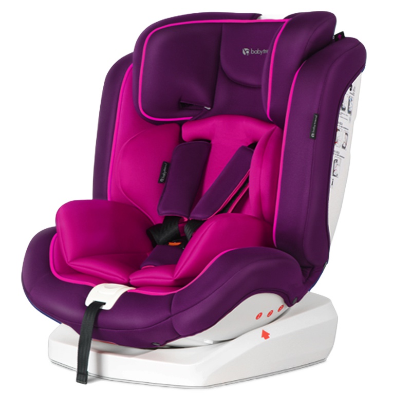 美国Babytrend钢骨架儿童汽车安全座椅婴儿宝宝车载安全座椅0-4-12岁isofix紫色