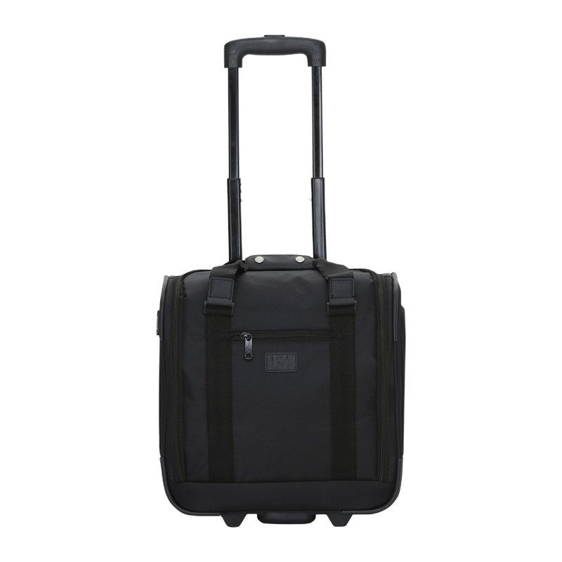 ELLE HOMME尼龙帆布商务登机箱坚固铝合金拉杆行李箱静音万向轮拉杆箱