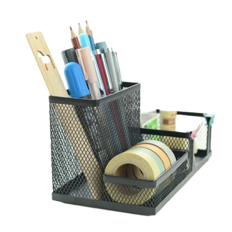 晨光(M&G)多功能组合办公笔筒 金属网纹 ABT98405