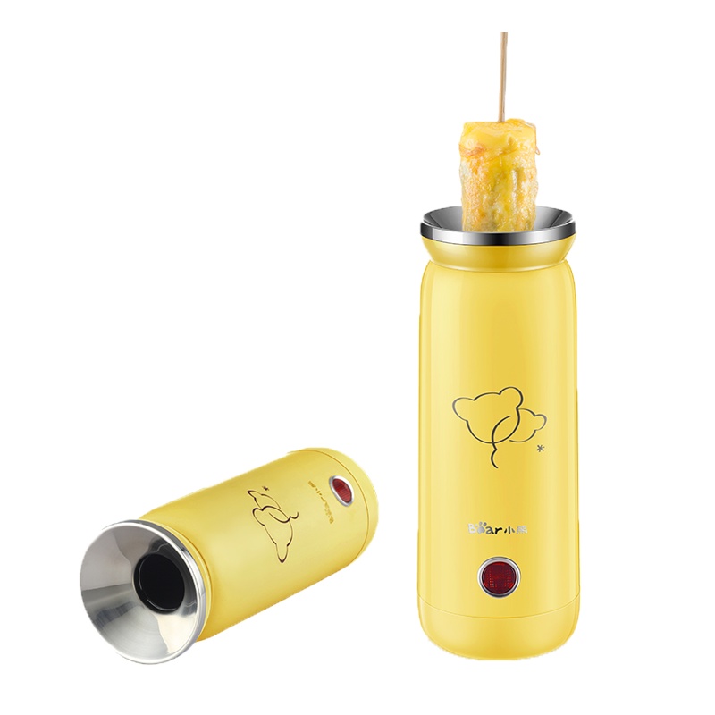 小熊(Bear)煎蛋器 JDQ-B01G2 家用立式多功能早餐蛋卷机不锈钢内胆烤肠机全自动煮蛋器早餐神器苏宁自营
