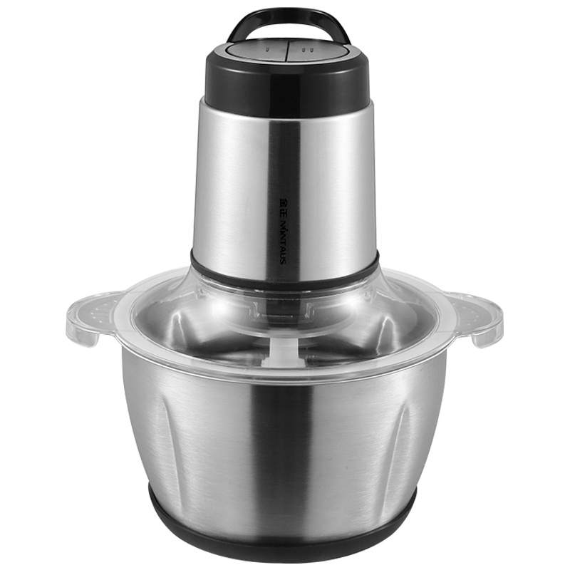 金正(NINTAUS)绞肉机家用电动碎肉机多功能料理机搅馅打剁辣椒机搅拌机JZR-R339不锈钢单刀