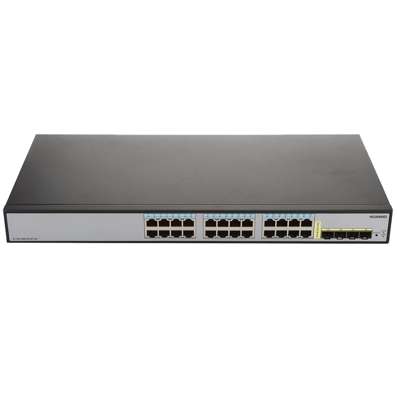 华为(HUAWEI)S1700-28GFR-4P-AC 企业级24口千兆SNMP管理 交换机