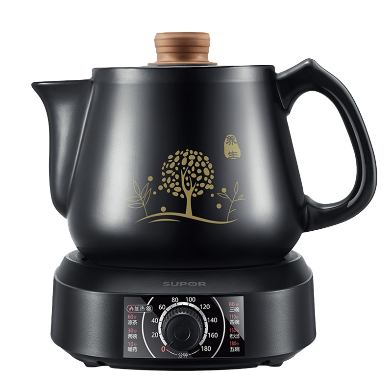 苏泊尔(SUPOR)养生壶 3L大升大容量中药煲全自动分体式智能文武火变频熬药电砂锅电煎中医药煎药壶SW-30Y06